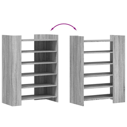 Scarpiera Grigio Sonoma 74,5x37,5x100 cm in Legno Multistrato | homemem39