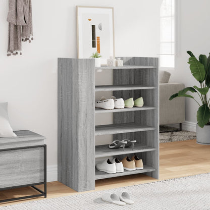 Scarpiera Grigio Sonoma 74,5x37,5x100 cm in Legno Multistrato | homemem39