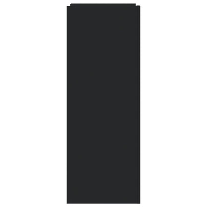 Scarpiera Nera 52x37,5x100 cm in Legno Multistrato - homemem39