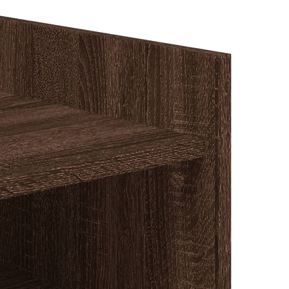 Scarpiera Rovere Marrone 52x37,5x100 cm in Legno Multistrato - homemem39