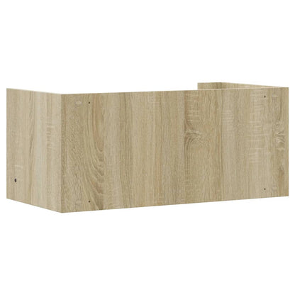Scaffale Parete Rovere Sonoma 70,5x35x30,5 cm Legno Multistrato | homemem39