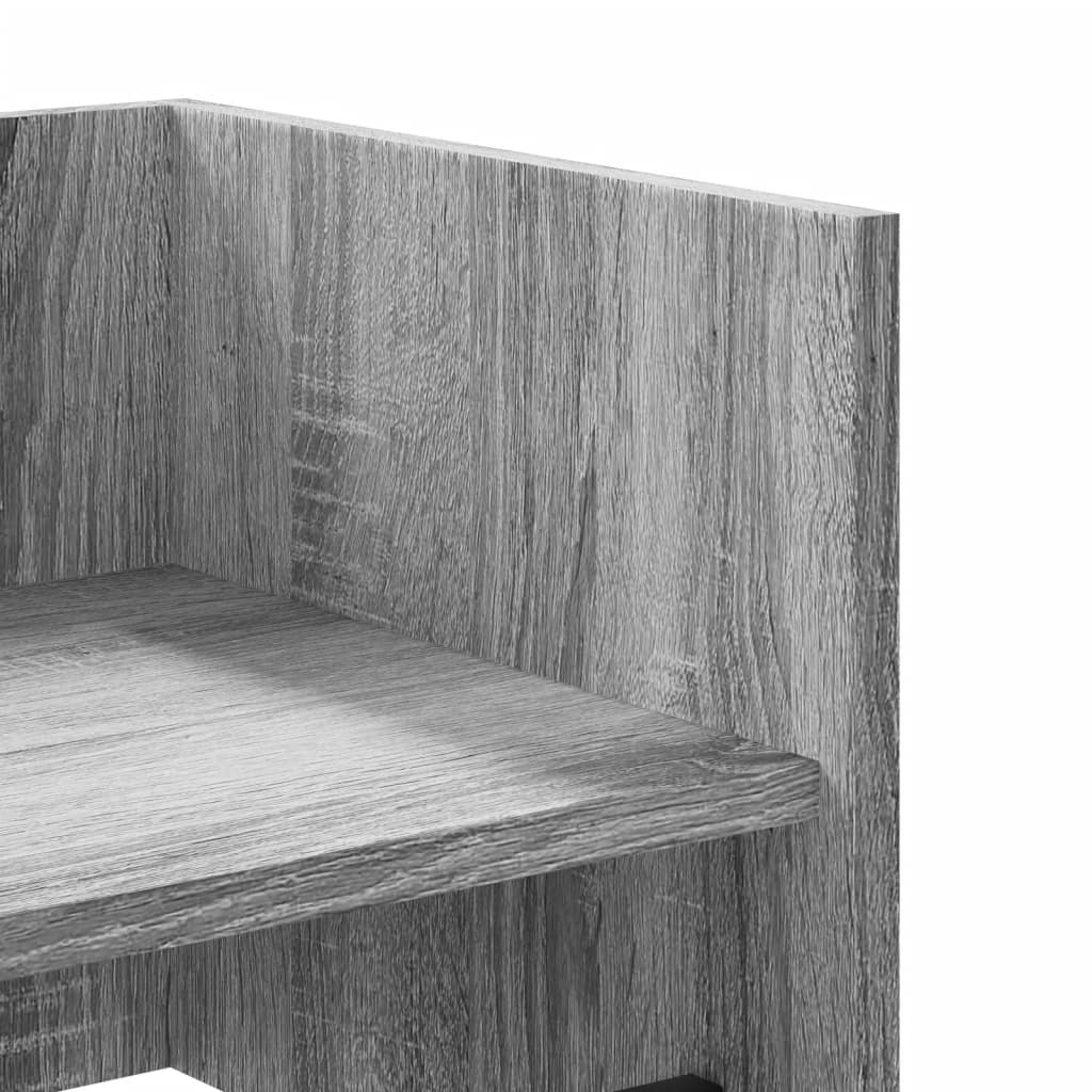 Mensola a Muro Grigio Sonoma 70,5x35x30,5 cm Legno Multistrato | homemem39