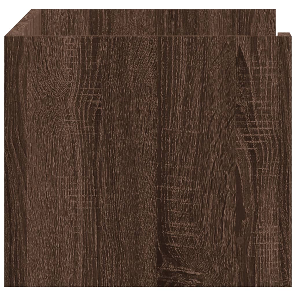 Mensola a Muro Rovere Marrone 70,5x35x30,5 cm Legno Multistrato | homemem39