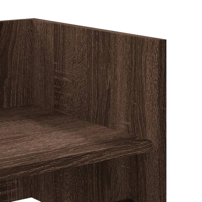 Mensola a Muro Rovere Marrone 70,5x35x30,5 cm Legno Multistrato | homemem39