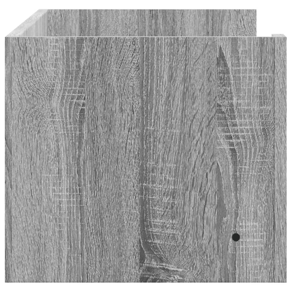 Mensola a Muro Grigio Sonoma 100x35x30,5 cm Legno Multistrato | homemem39