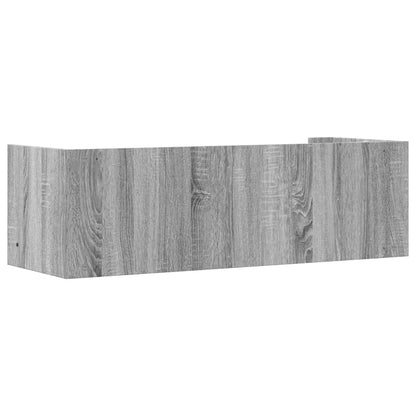 Mensola a Muro Grigio Sonoma 100x35x30,5 cm Legno Multistrato | homemem39