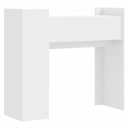 Tavolino Consolle Bianco 100x35x90 cm in Legno Multistrato - homemem39