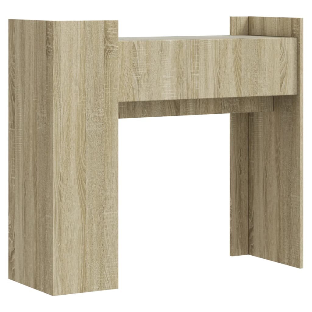 Tavolo Consolle Rovere Sonoma 100x35x90 cm in Legno Multistrato - homemem39