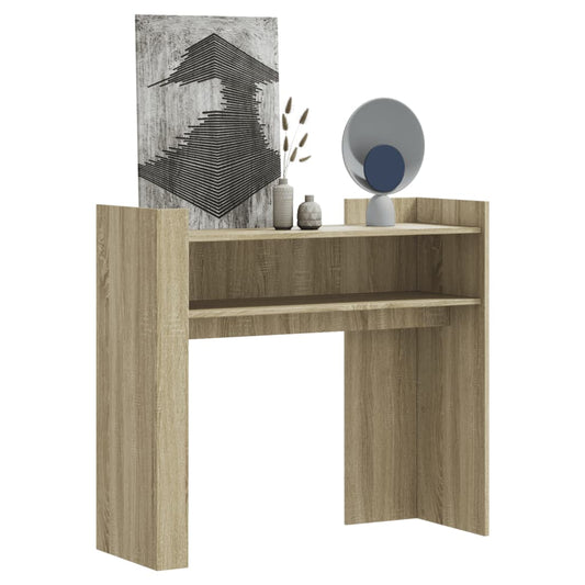 Tavolo Consolle Rovere Sonoma 100x35x90 cm in Legno Multistrato | homemem39