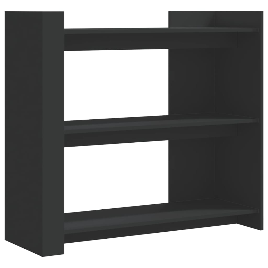 Tavolino Consolle Nero 100x35x90 cm in Legno Multistrato - homemem39