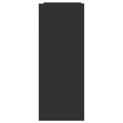 Tavolino Consolle Nero 100x35x90 cm in Legno Multistrato - homemem39