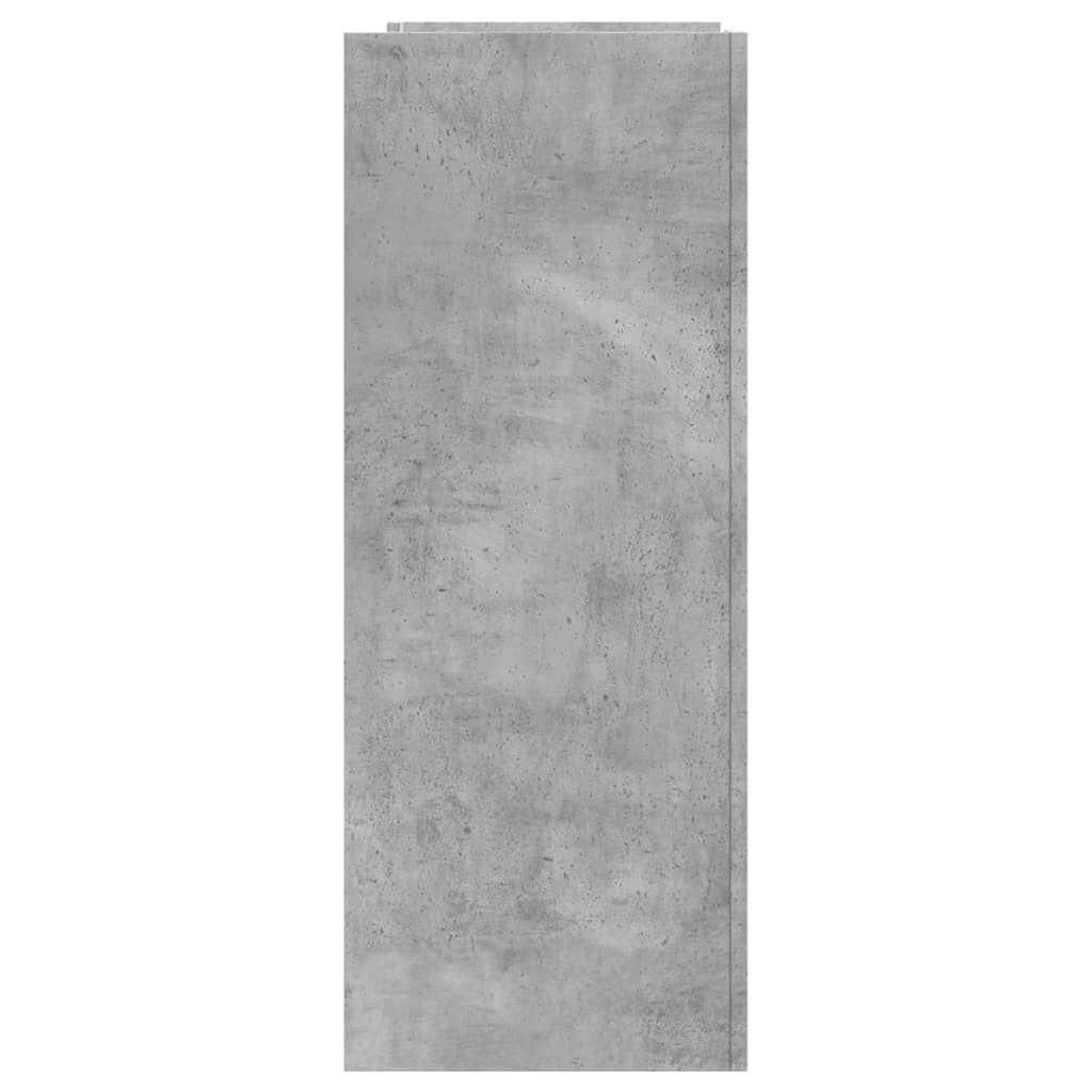 Tavolino Consolle Grigio Cemento 100x35x90 cm in Multistrato - homemem39