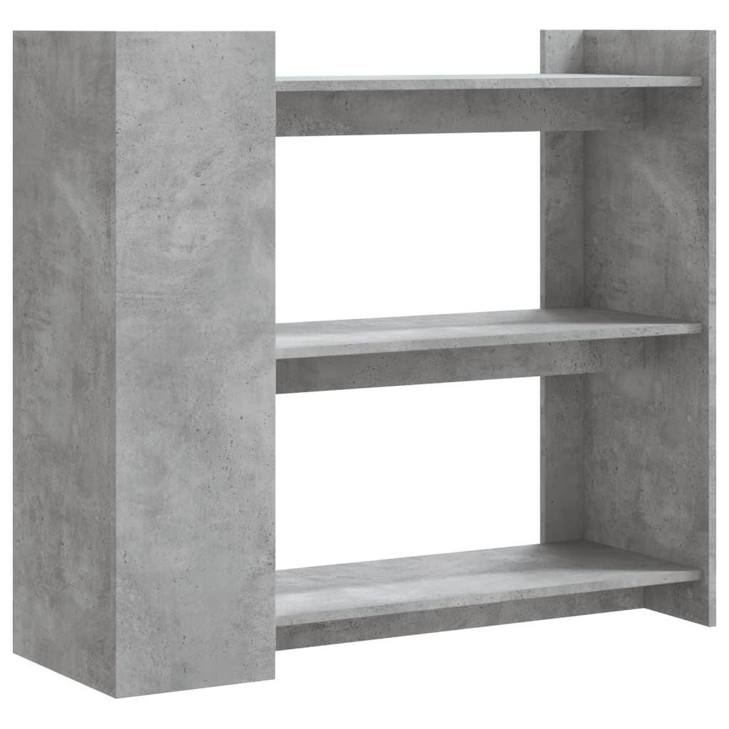 Tavolino Consolle Grigio Cemento 100x35x90 cm in Multistrato | homemem39