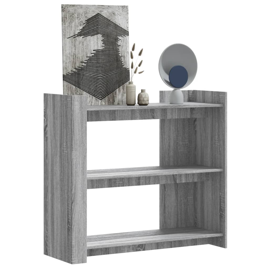 Tavolo Consolle Grigio Sonoma 100x35x90 cm in Legno Multistrato - homemem39