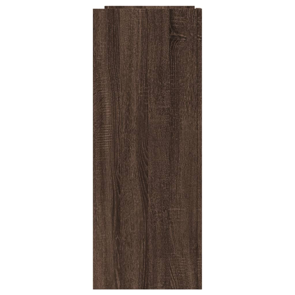 Tavolino Consolle Rovere Marrone 100x35x90 cm Legno Multistrato - homemem39