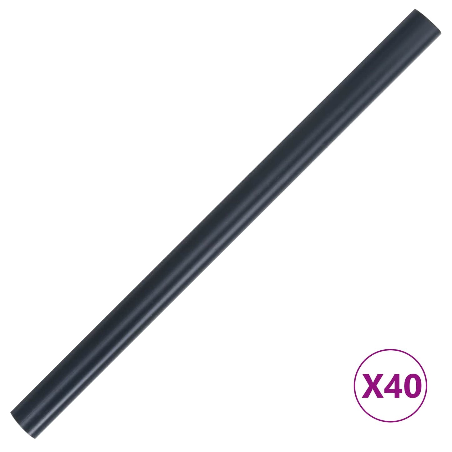 Schermi privati per il giardino 2 pcs Grigio scuro 35 x 0,19 m
