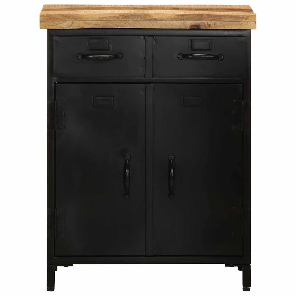 Credenza 55x30x71 cm in Legno Massello di Mango