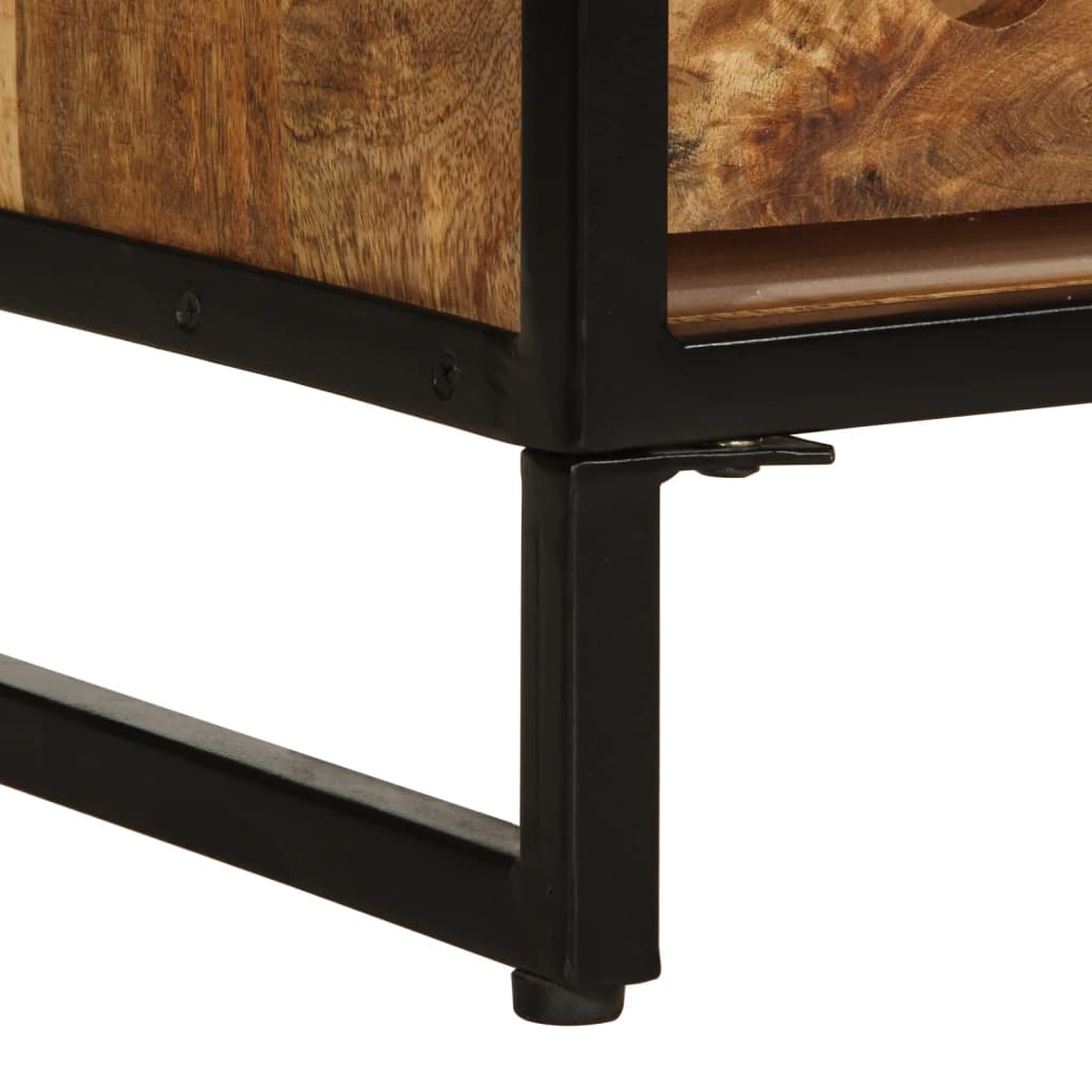 Portabottiglie per 9 Bottiglie 55x33x70 cm Legno Massello Mango