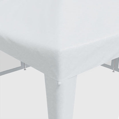 Tenda per Feste con 8 Pareti Laterali in Rete Bianco 4x4 m HDPE | homemem39