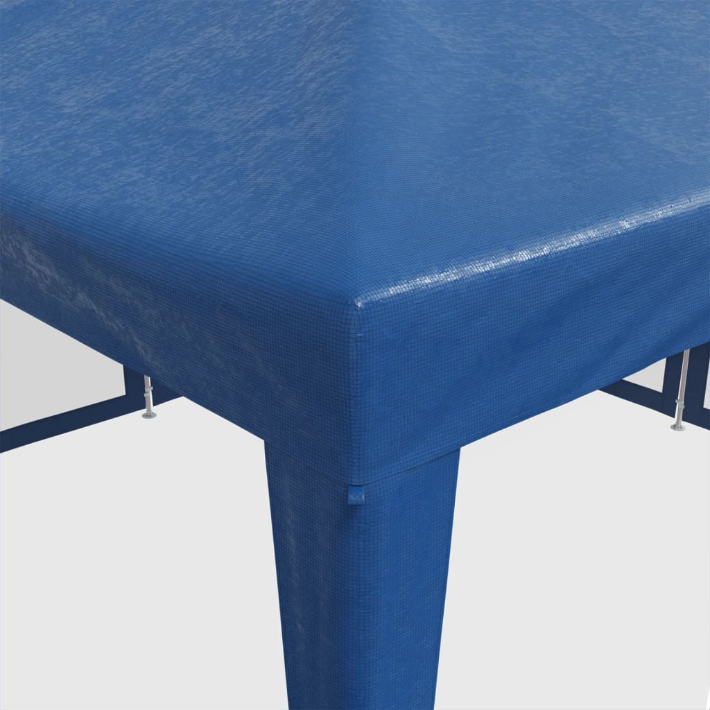 Tenda per Feste con 8 Pareti Laterali in Rete Blu 4x4 m HDPE | homemem39