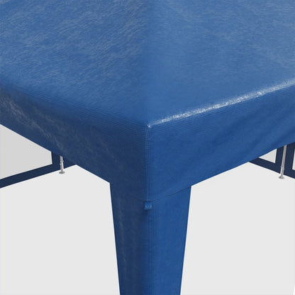 Tenda per Feste con 8 Pareti Laterali in Rete Blu 4x4 m HDPE | homemem39