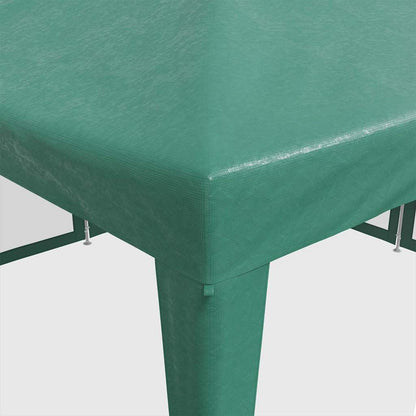Tenda per Feste con 8 Pareti Laterali in Rete Verde 4x4 m HDPE | homemem39