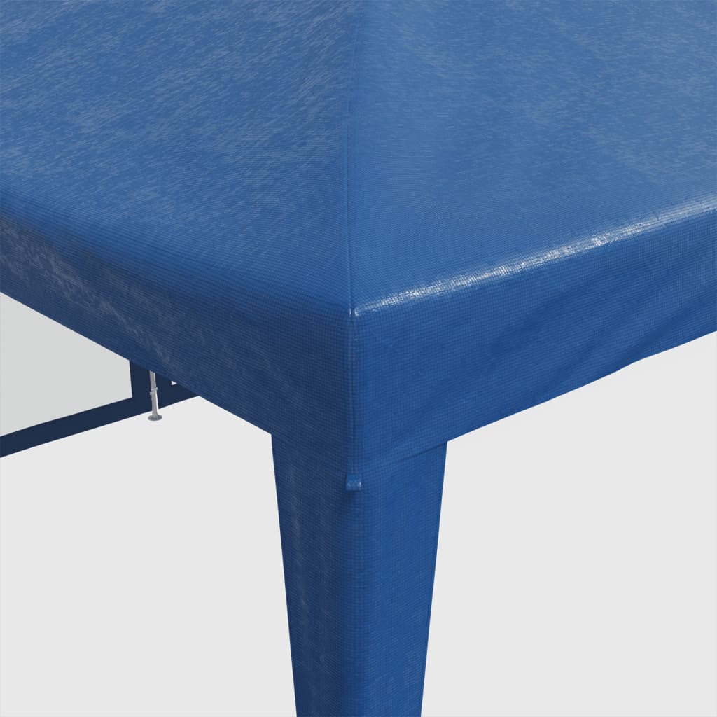 Tenda per Feste con 12 Pareti Laterali in Rete Blu 8x4 m HDPE | homemem39