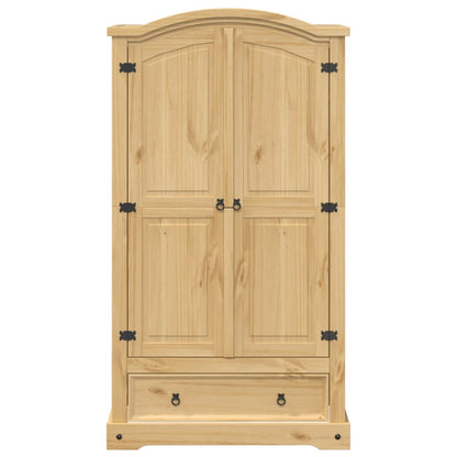 Armadio Corona 102x52x186 cm in Legno Massello di Pino - homemem39