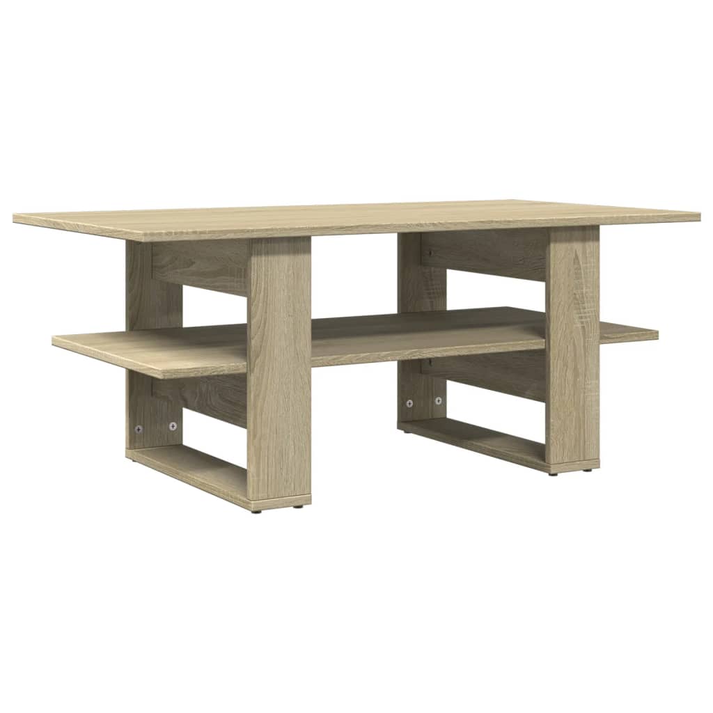 Tavolino da Salotto Rovere Sonoma 102x55x42cm Legno Multistrato