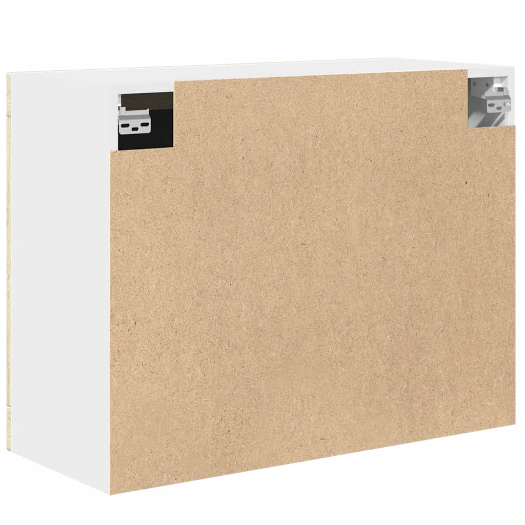 Mobile Pensile “Lyon” Vetro Rovere Sonoma 80x31x60cm - homemem39