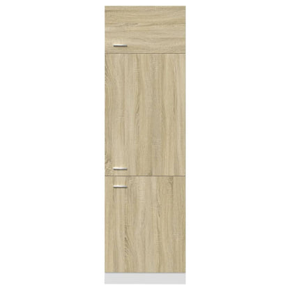 Mobile per Frigo “Lyon” Rovere Sonoma 60x57x207 cm | homemem39