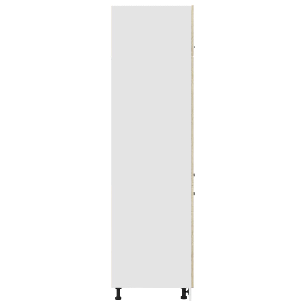 Mobile per Frigo “Lyon” Rovere Sonoma 60x57x207 cm | homemem39