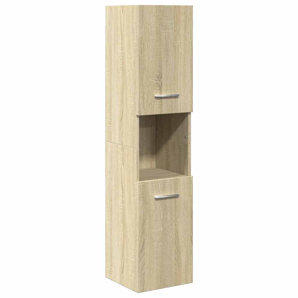 Mobile da Bagno 30x30x130 cm in legno multistrato