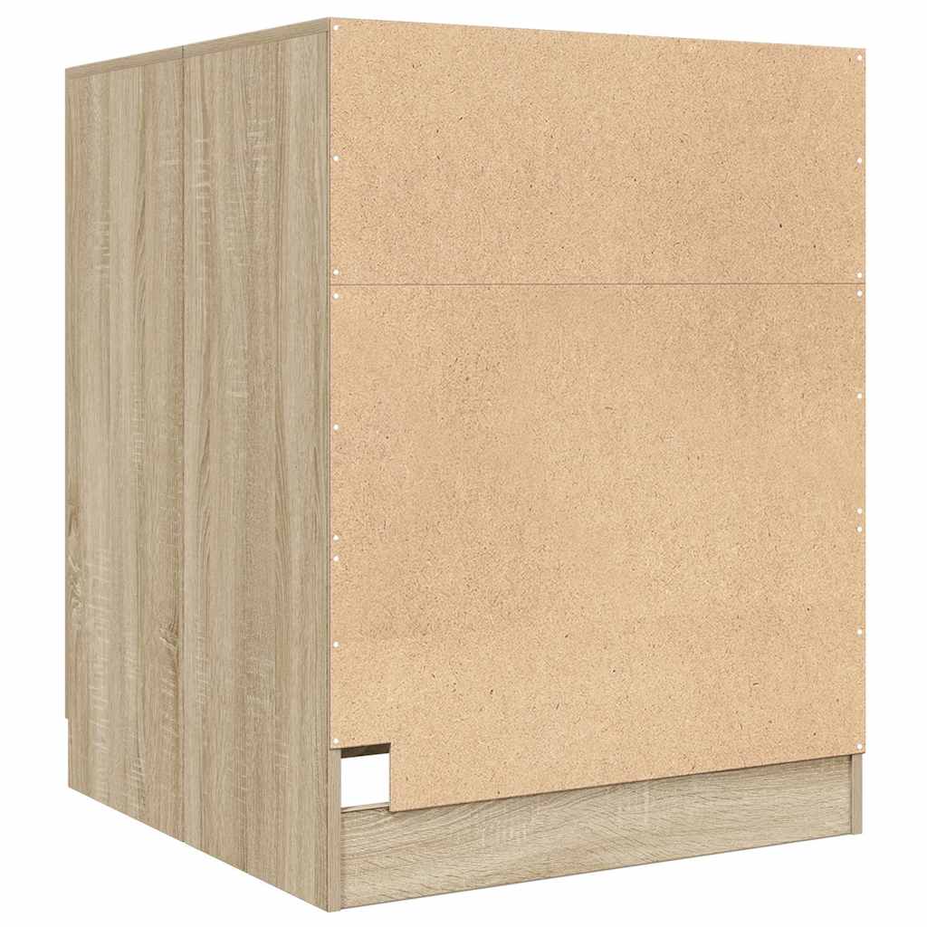 Mobile per Lavatrice Rovere Sonoma 70,5x71,5x91,5 cm | homemem39