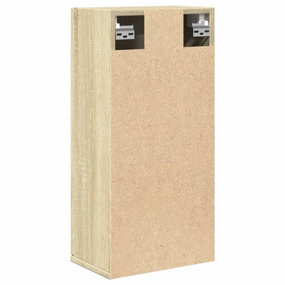 Mobile da Bagno a Parete Rovere Sonoma 32x20x67 cm | homemem39