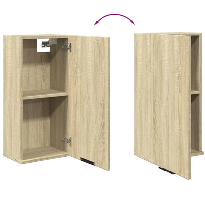 Mobile da Bagno a Parete Rovere Sonoma 32x20x67 cm | homemem39