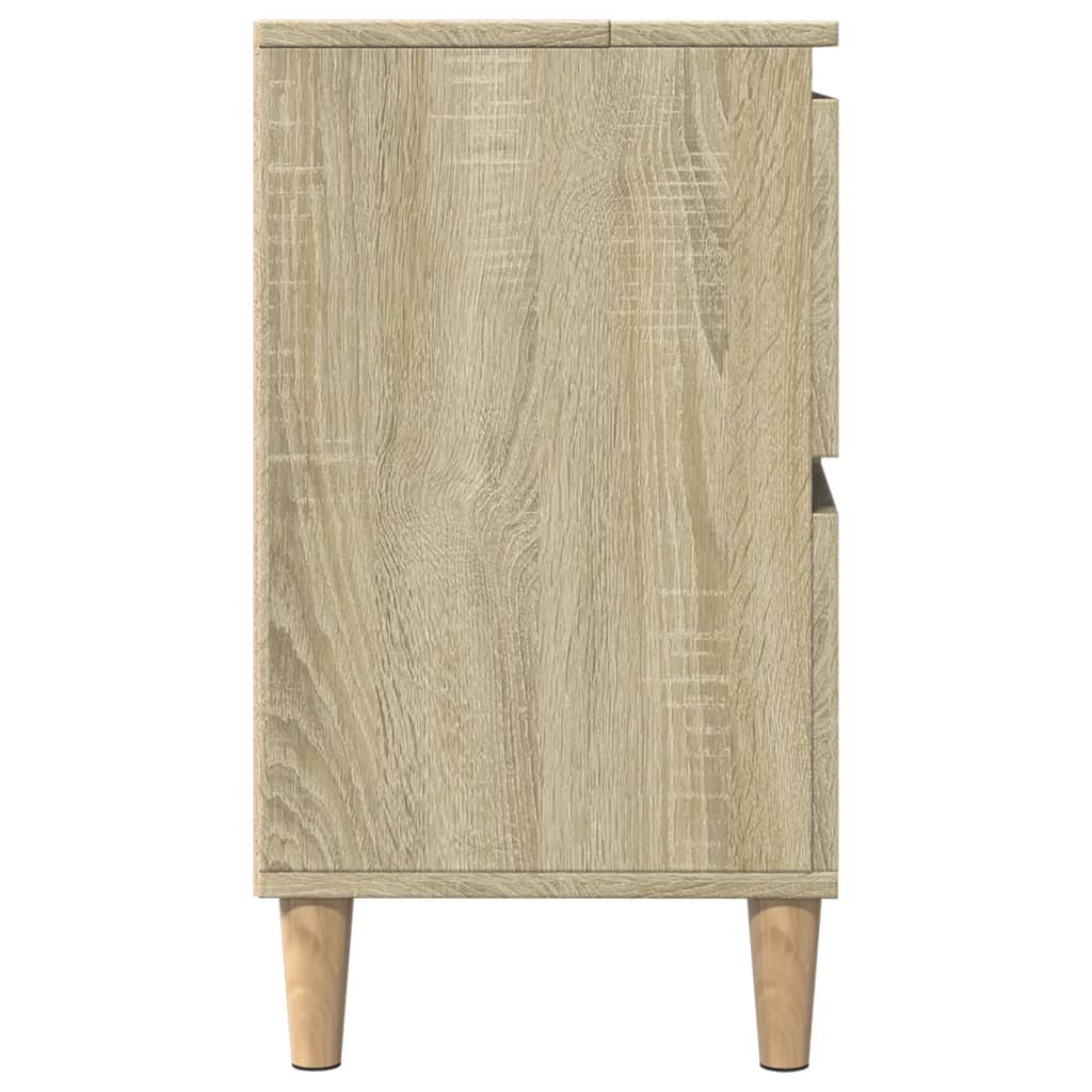 Mobile Lavabo Rovere Sonoma 80x33x60 cm in Legno Multistrato | homemem39