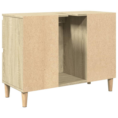 Mobile Lavabo Rovere Sonoma 80x33x60 cm in Legno Multistrato | homemem39