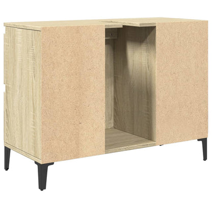 Mobile Lavabo Rovere Sonoma 80x33x60 cm in Legno Multistrato | homemem39
