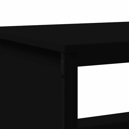 Tavolino da Salotto Nero 100x51x40 cm in Legno Multistrato | homemem39