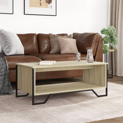 Tavolino da Salotto Rovere Sonoma 100x51x40cm Legno Multistrato | homemem39
