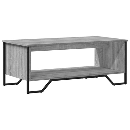 Tavolino da Salotto Grigio Sonoma 100x51x40cm Legno Multistrato