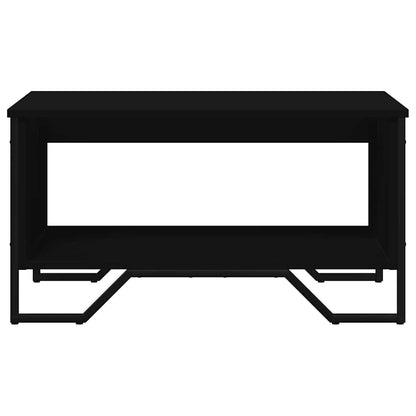 Tavolino da Salotto Nero 75x51x40 cm in Legno Multistrato | homemem39