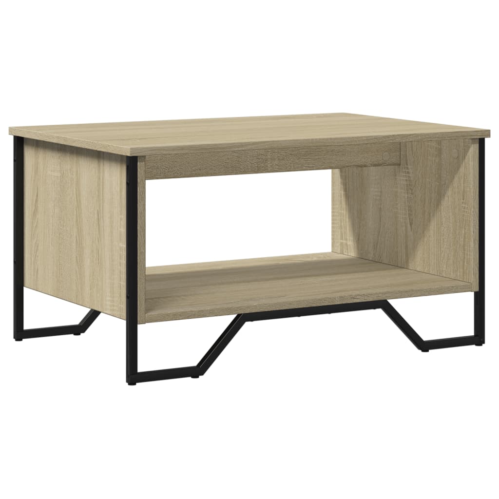 Tavolino da Salotto Rovere Sonoma 75x51x40 cm Legno Multistrato | homemem39