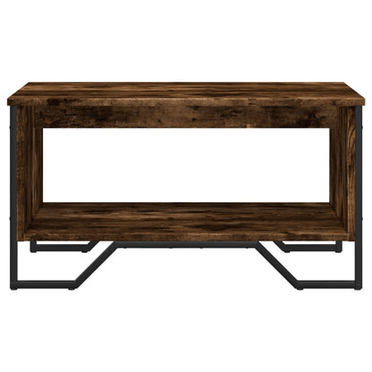 Tavolino da Salotto Rovere Fumo 75x51x40cm in Legno Multistrato | homemem39