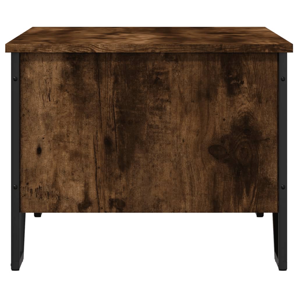 Tavolino da Salotto Rovere Fumo 100x51x40 cm Legno Multistrato | homemem39