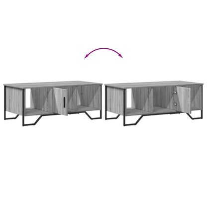 Tavolino da Salotto Grigio Sonoma 100x51x40cm Legno Multistrato | homemem39