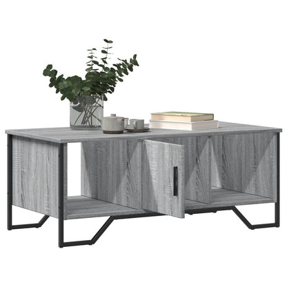 Tavolino da Salotto Grigio Sonoma 100x51x40cm Legno Multistrato | homemem39