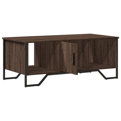 Tavolino Salotto Rovere Marrone 100x51x40 cm Legno Multistrato | homemem39