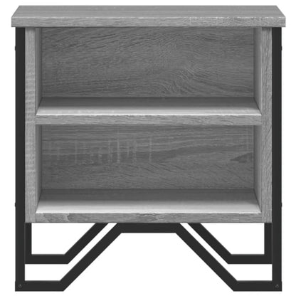 Comodini Grigio Sonoma 2pz 40x30x40 cm in Truciolato - homemem39